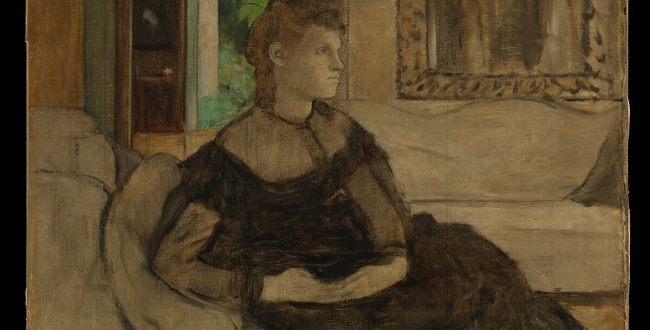 【テオドール・ゴビヤール夫人】エドガー・ドガーメトロポリタン美術館所蔵