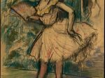 【扇子を持つ踊り手　Dancer with a Fan】フランス‐エドガー・ドガ（Edgar Degas）‐印象派