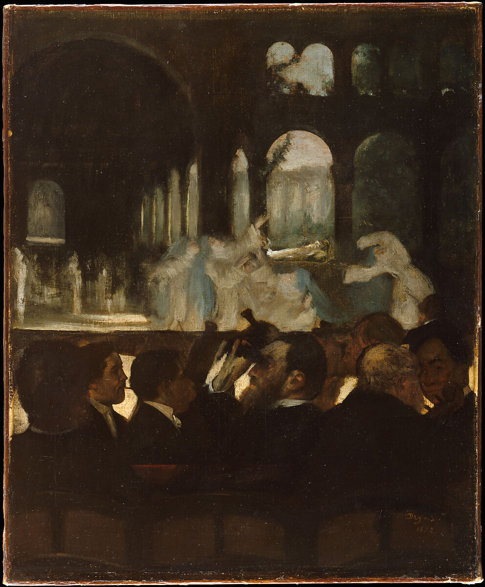 【『ロベール・ル・ディアブル』からのバレエ　The Ballet from "Robert le Diable"】フランス‐エドガー・ドガ（Edgar Degas）‐印象派