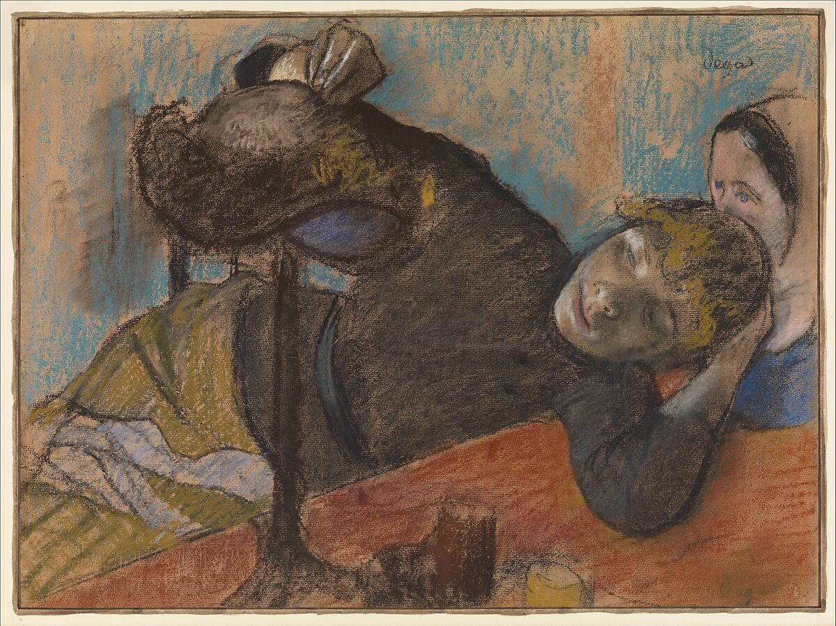 【ミリナー　The Milliner】フランス‐エドガー・ドガ（Edgar Degas）‐印象派