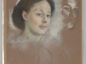 【画家のいとこ、おそらくウィリアム・ベル夫人（マチルド・ミュソン、1841年–1878年」）　The Artist's Cousin, Probably Mrs. William Bell (Mathilde Musson, 1841–1878)】フランス‐エドガー・ドガ（Edgar Degas）‐印象派