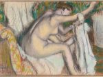 【腕を拭く女性　Woman Drying Her Arm】フランス‐エドガー・ドガ（Edgar Degas）‐印象派