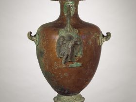 【ブロンズ・ヒュドリア（水差し）　Bronze hydria (water jar)】ギリシャ‐後期古典期