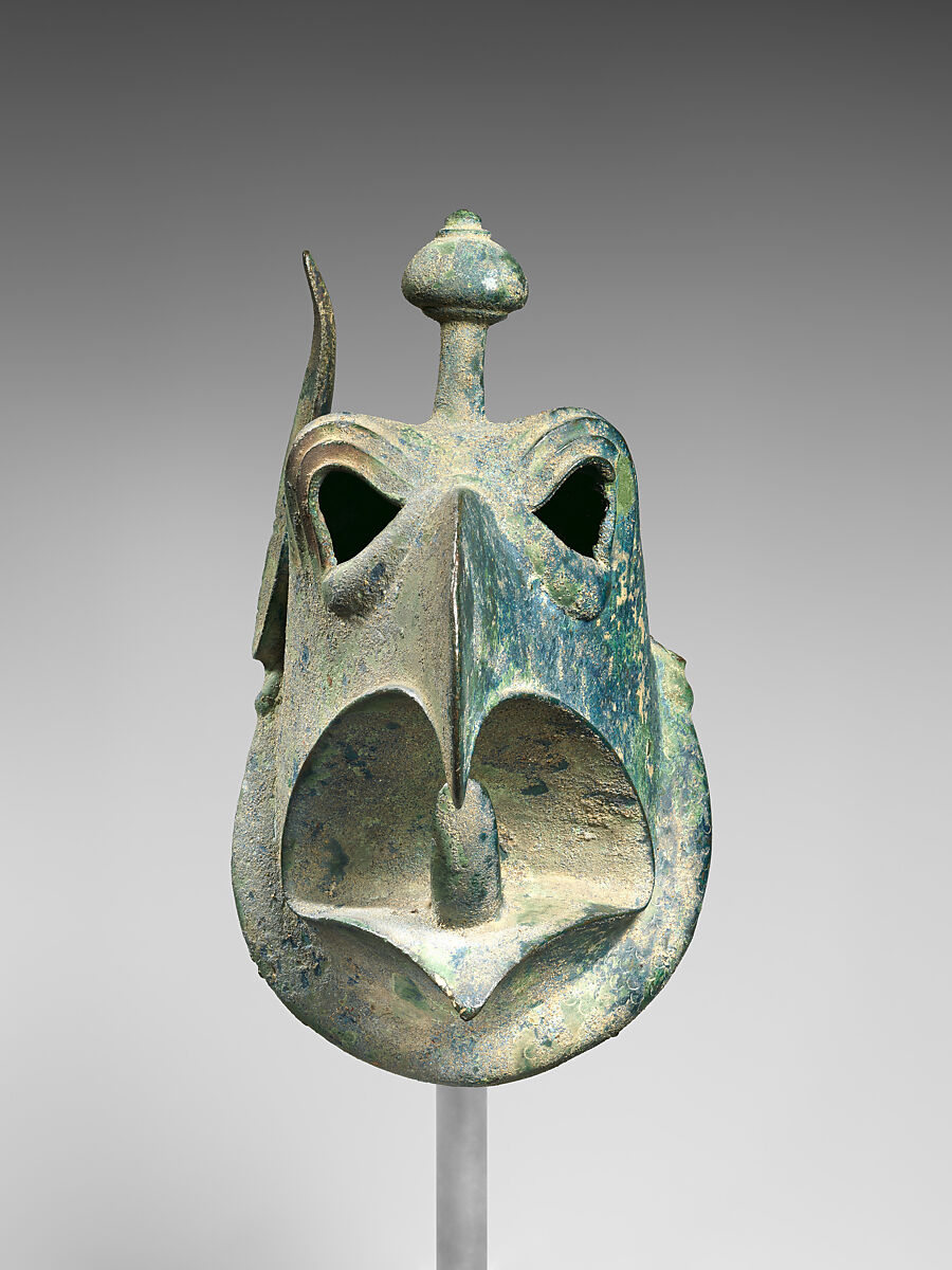 【グリフィンの青銅頭　Bronze head of a griffin】古代ギリシャ
