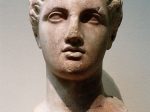 【女神の大理石頭部　Marble head of a goddess】古代ギリシャ‐後期古典期