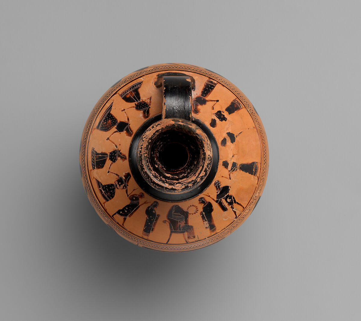 【テラコッタ製レキュトス（油瓶）　Terracotta lekythos (oil flask)】古代ギリシャ‐アーキック期