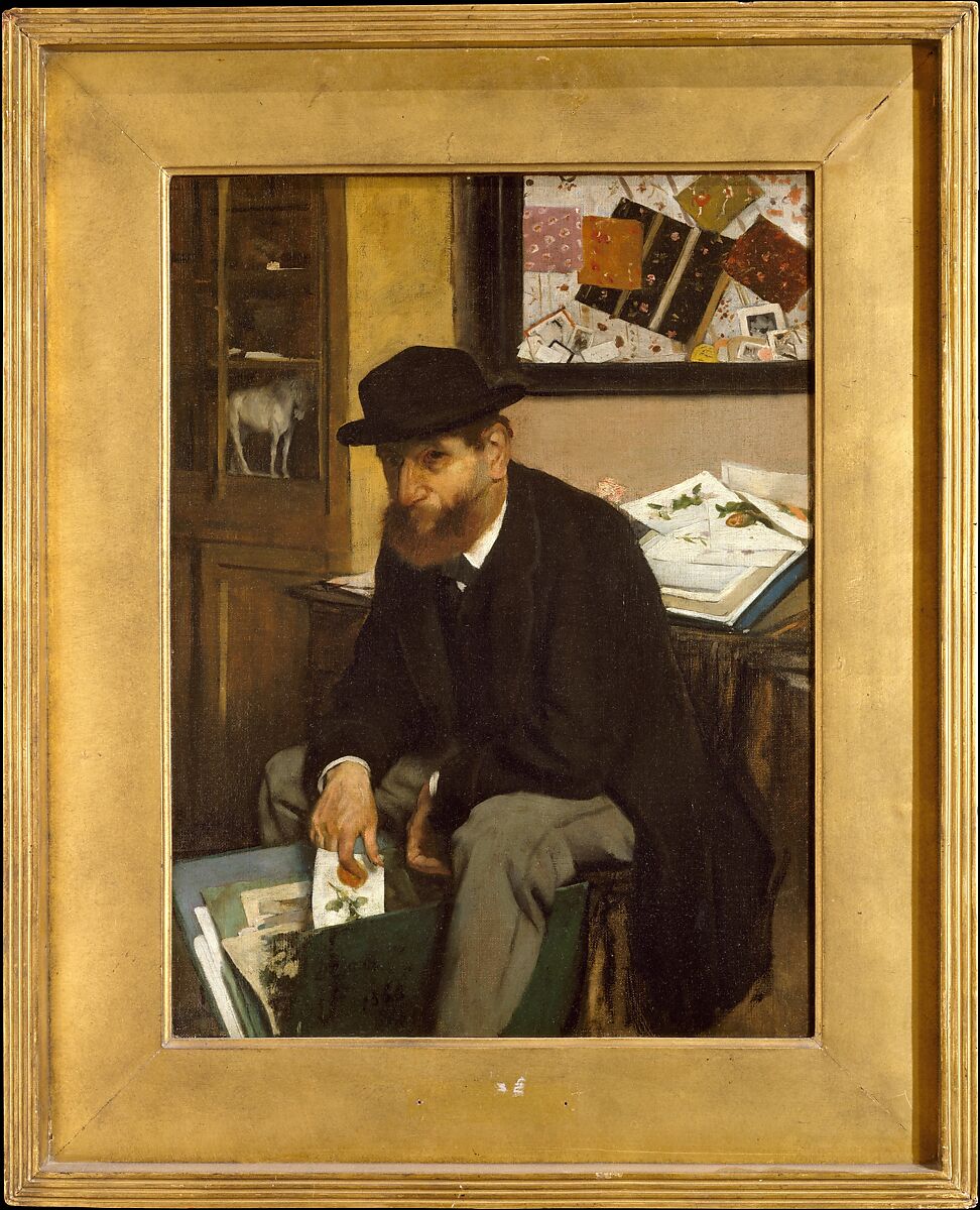 【版画の収集家　The Collector of Prints】フランス‐エドガー・ドガ（Edgar Degas）‐印象派