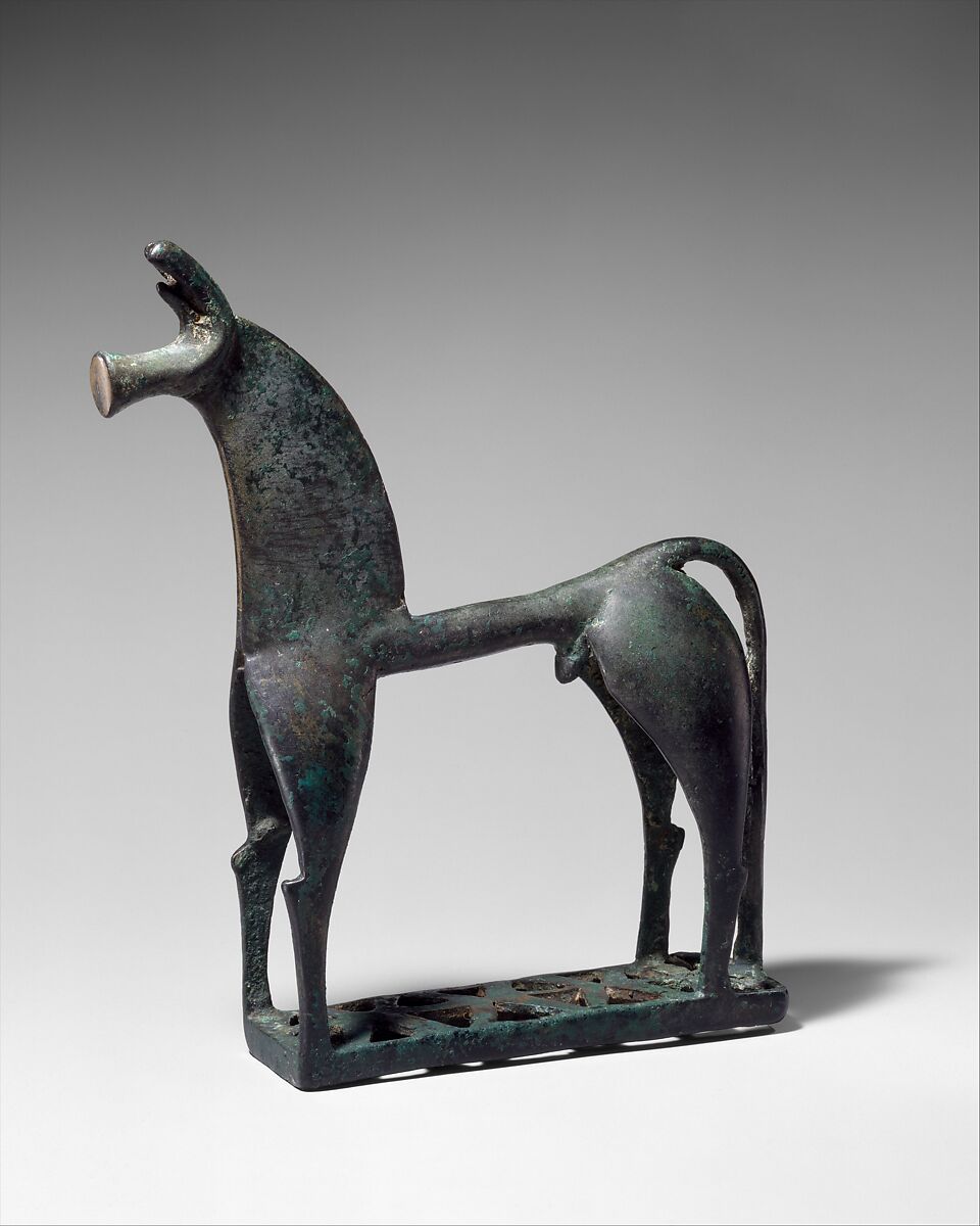 【青銅製馬　Bronze horse】古代ギリシャ‐ジオメトリック時代