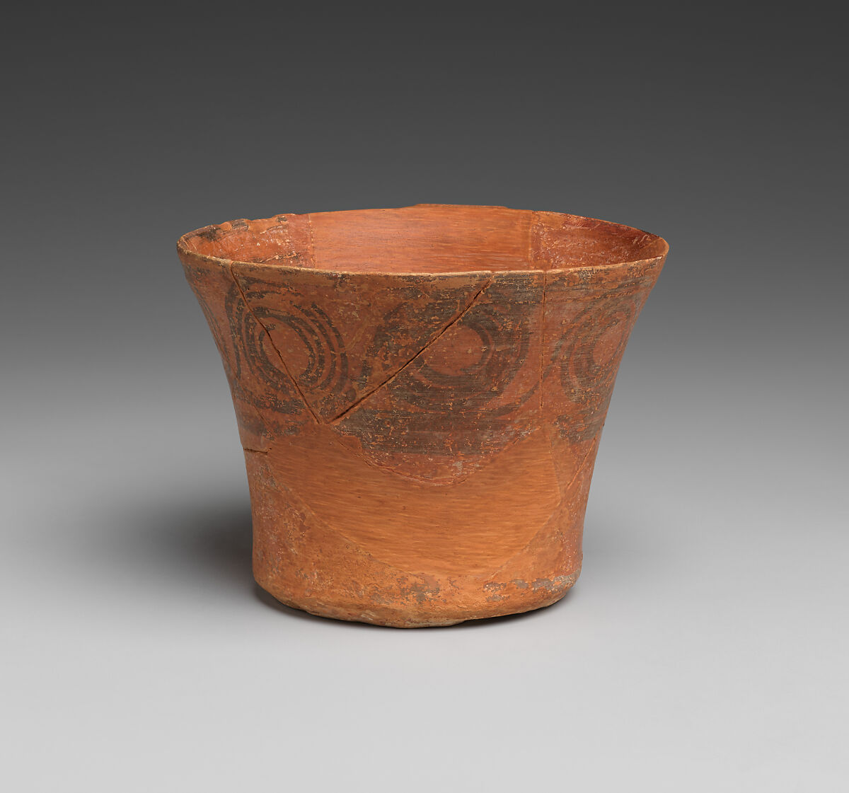 【テラコッタ製片手持ちカップ　Terracotta one-handled cup】古代ギリシャ‐ミノア文化後期