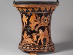 【テラコッタのシチュラ（バケツ）　Terracotta situla (bucket)】古代ギリシャ‐古典期後期