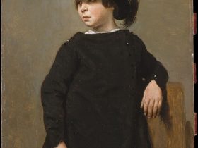 【幼児の肖像　Portrait of a Child】フランス‐現実主義‐バルビゾン派‐カミーユ・コロー（Camille Corot）