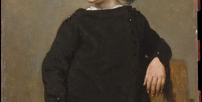 【幼児の肖像　Portrait of a Child】フランス‐現実主義‐バルビゾン派‐カミーユ・コロー（Camille Corot）