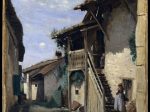 【村の通り：ダルダニー　A Village Street: Dardagny】フランス‐現実主義‐バルビゾン派‐カミーユ・コロー（Camille Corot）