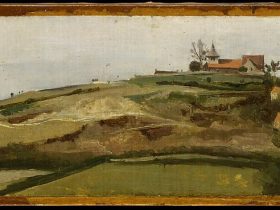 【ロルムの景色　View of Lormes】フランス‐現実主義‐バルビゾン派‐カミーユ・コロー（Camille Corot）