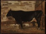 【納屋中の牛　Cow in a Barn】フランス‐現実主義‐バルビゾン派‐カミーユ・コロー（Camille Corot）
