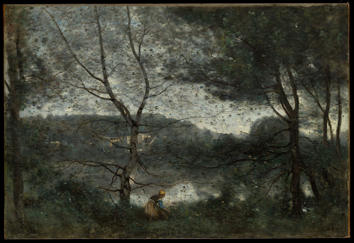 【ヴィル＝ダヴレイ　Ville-d'Avray】フランス‐現実主義‐バルビゾン派‐カミーユ・コロー（Camille Corot）