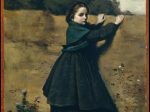 【好奇心旺盛な少　The Curious Little Girl】フランス‐現実主義‐バルビゾン派‐カミーユ・コロー（Camille Corot）