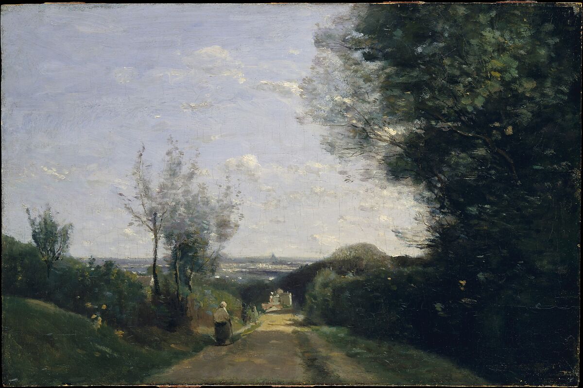 【パリ近郊　The Environs of Paris】フランス‐現実主義‐バルビゾン派‐カミーユ・コロー（Camille Corot）