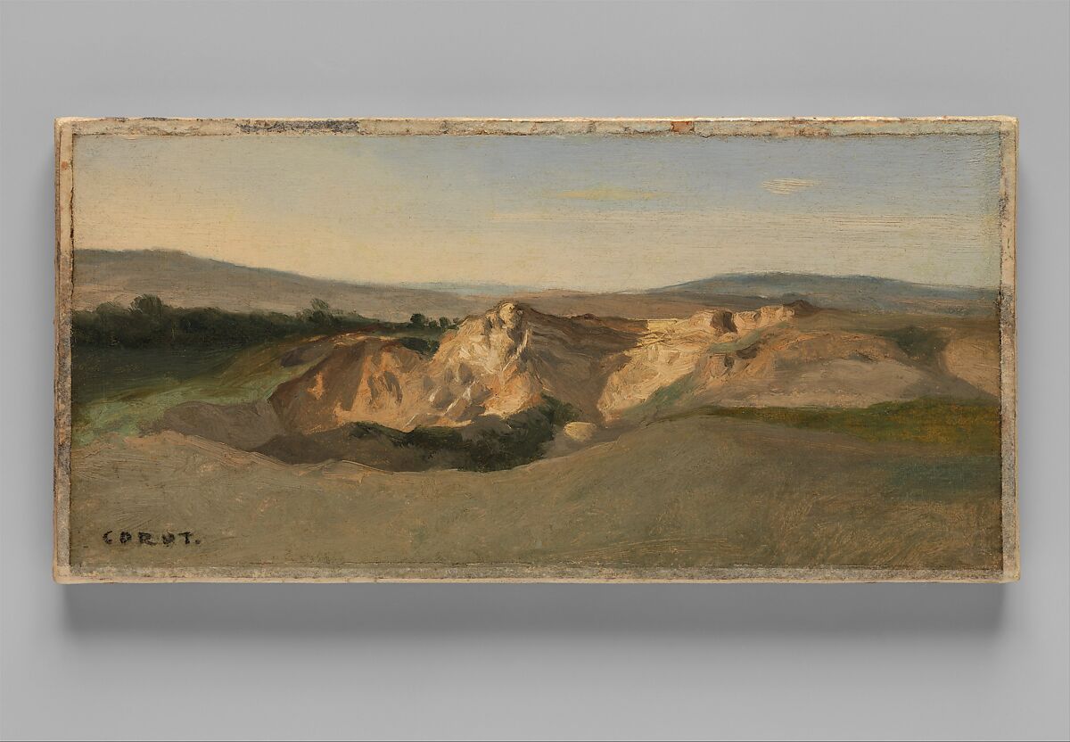 【イタリアの風景　 Italian Landscape】フランス‐現実主義‐バルビゾン派‐カミーユ・コロー（Camille Corot）
