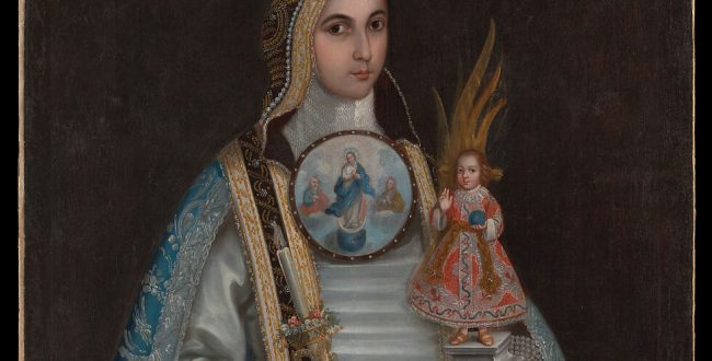 【聖グアダルーペのソル・フアナの肖像　Portrait of Sor Juana de Nuestra Señora de Guadalupe】メキシコ‐ドミンゴ・オルティス