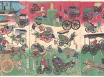 【東京の街の車両】日本-江戸時代‐歌川芳虎