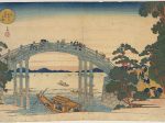 【大阪安治川天保山石橋　Stone Bridge over the Aji River, Osaka】江戸時代‐八島岳亭