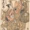 【初代市川雷蔵・二代目坂東彦三郎　Kabuki Actors Ichikawa Raizō I and Bandō Hikosaburō II】江戸時代‐鳥居清満