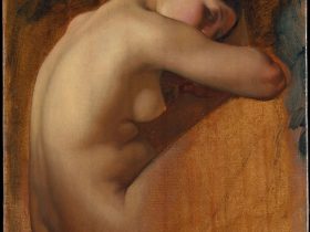 【女性の体を研究　 Study of a Female Nude】フランス‐画家アンリ・レーマン‐リアリズム
