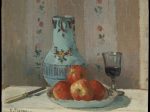 【リンゴと水差しの静物　Still Life with Apples and Pitcher】フランス‐カミーユ・ピサロ（Camille Pissarro）‐印象派