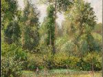 【カミーユ・ピサロ　Poplars, Eragny】フランス‐カミーユ・ピサロ（Camille Pissarro）‐印象派