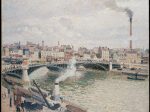 【ルーアンの朝曇り空の日　Morning, An Overcast Day, Rouen】フランス‐カミーユ・ピサロ（Camille Pissarro）‐印象派