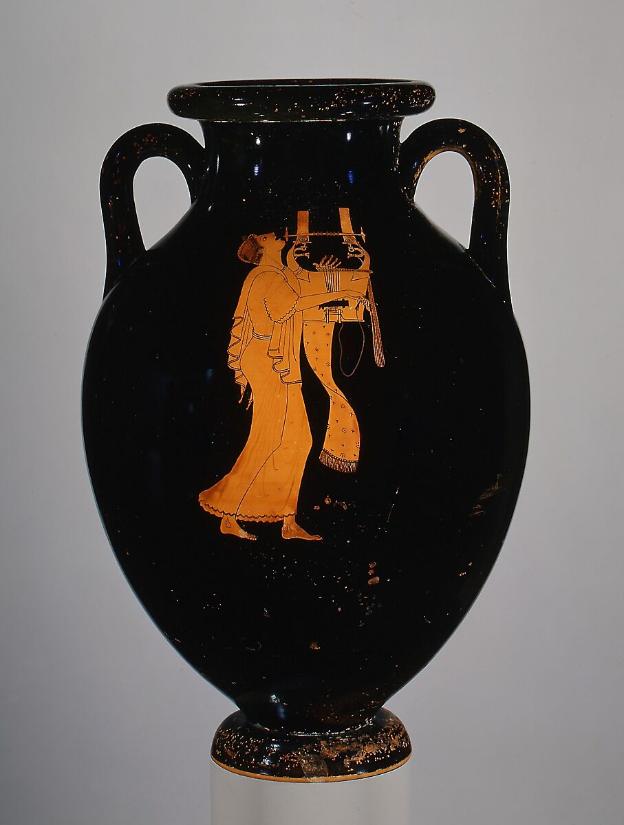【テラコッタのアンフォラ（壺）　 Terracotta amphora (jar)】古代ギリシャ‐アルカイック後期