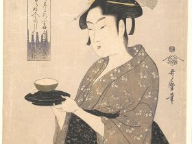 【難波屋おきた　Okita of the Naniwaya Teahouse】日本-江戸時代‐喜多川歌麿