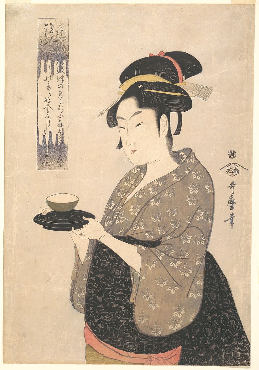 【難波屋おきた　Okita of the Naniwaya Teahouse】日本-江戸時代‐喜多川歌麿