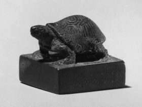 【龜鈕銅印　Seal with Knob in the Shape of a Turtle】中国-東漢時代