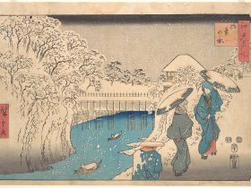 【江戸名所 御茶の水】日本-江戸時代‐歌川広重