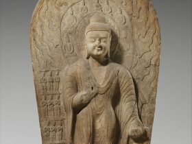 【石雕燃燈佛像（定光佛）　Buddha Dipankara (Dingguang)】中国‐北魏時代