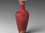 【朱赤花瓶　Vase】中国-清朝‐康煕時代