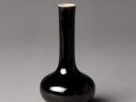 【黒釉花瓶　 Vase】中国-清代
