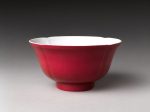 【ローズエナメル釉碗　Bowl】中国-清代雍正時代