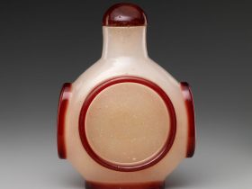 【料器鼻煙壺　Snuff bottle】中国-清代