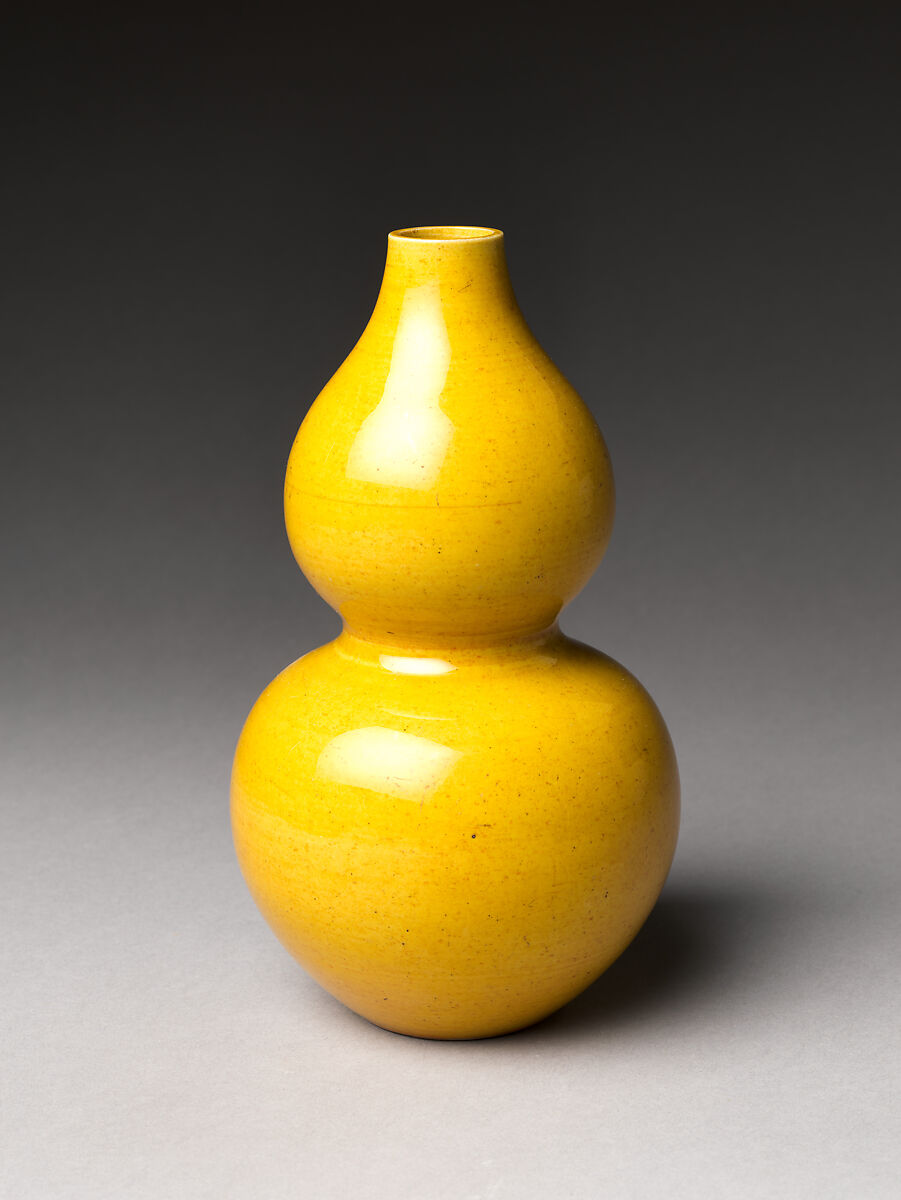 【双瓢花瓶　Vase in Shape of Double Gourd】中国-清代‐雍正時代