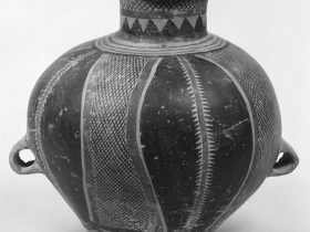 【馬家窯文化 半山類型彩陶罐　Jar (Guan)】中国‐新石器時代
