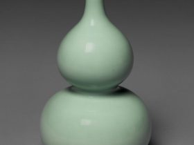 【ひょうたん形瓶　Gourd-Shaped Bottle (one of a pair)】中国‐清代‐乾隆帝