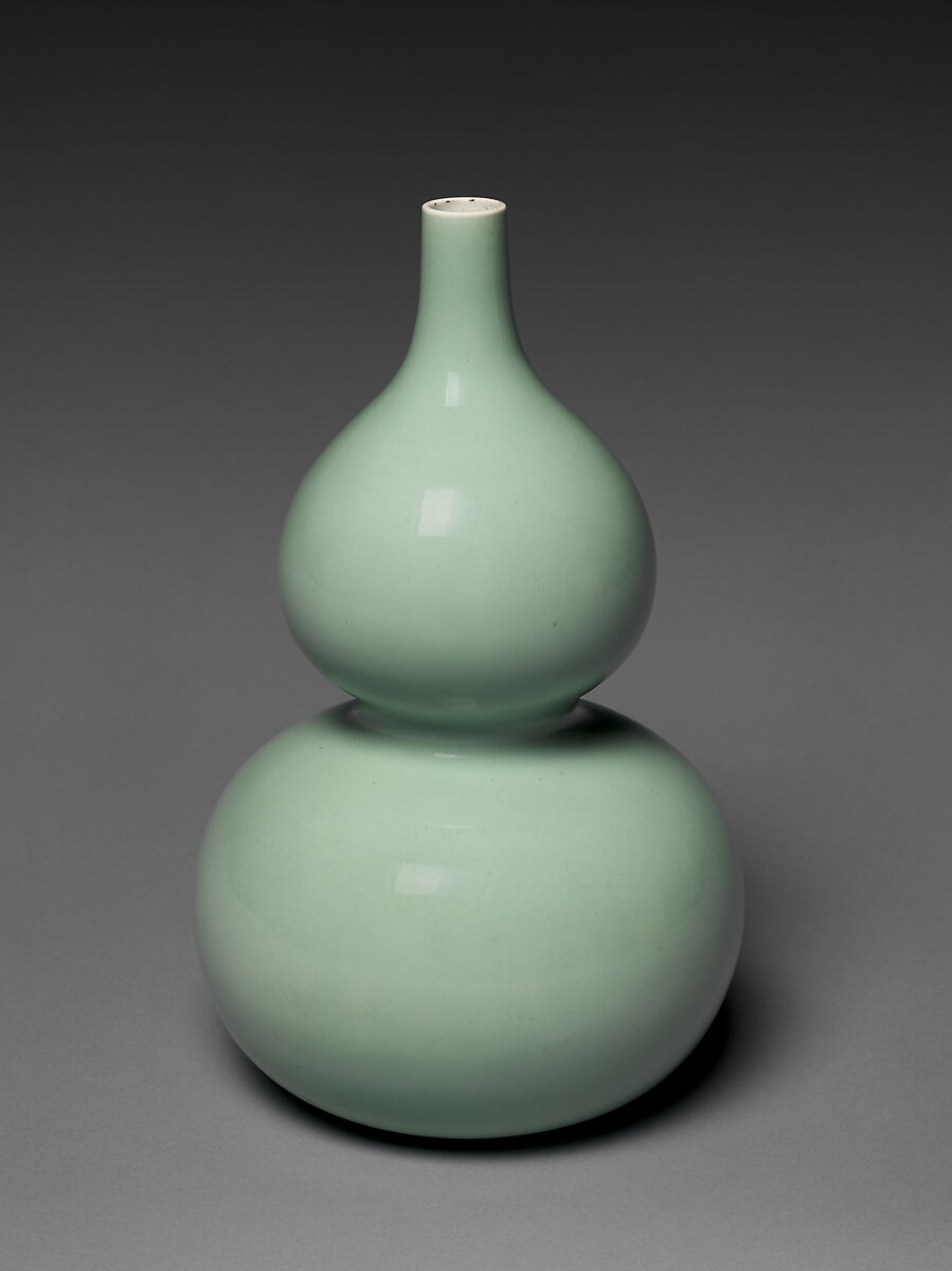 【ひょうたん形瓶　Gourd-Shaped Bottle (one of a pair)】中国‐清代‐乾隆帝