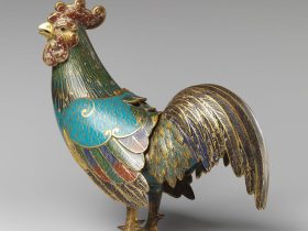 【掐絲琺瑯鷄形香薰　Incense burner in the shape of a rooster】中国‐清代乾隆時代