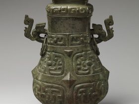 【青銅壺　Wine container (Hu)】中国‐西周時代