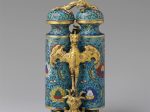 【掐絲琺琅英雄双聯瓶　Double vessel with mythical beasts (champion vase)】中国‐清代