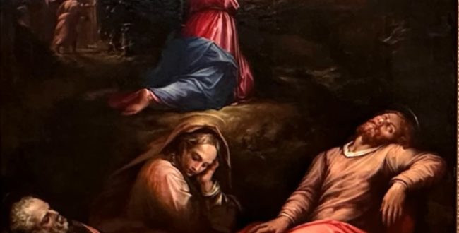 【ゲッセマネの祈】ジョルジョ・ヴァザーリー国立西洋美術館収蔵