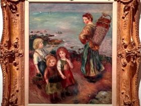【ムール貝採り】ピエール・オーギュスト・ルノワールーポーラ美術館収蔵